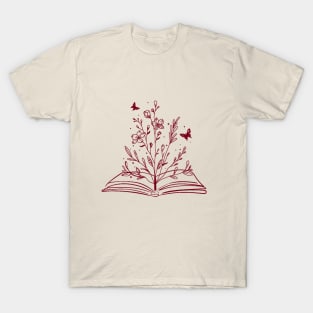 book flower T-Shirt